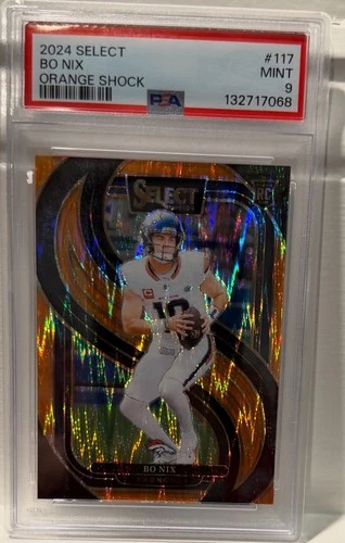 2024 SELECT BO NIX ORANGE SHOCK #117 /399 PREMIER LEVEL PSA 9