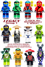 Genuine LEGO U PICK Ninjago LEGACY Minifigures Group 1 NEW