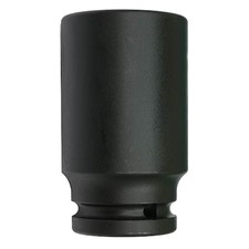 Westward 21wl52 34 In Drive Impact Socket 55 Mm Size 6 Pt Deep Depth Black