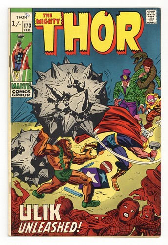 Thor UK Edition #173UK FN+ 6.5 1970