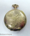 ANTIQUE AMERICAN WALTHAM SEASIDE MODEL 1890 15j 6s HUNTER POCKET WATCH 1906