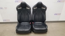 17 Lexus Rc F Sport Memory Heated Cooled Seat Front Set Pair Black Leather