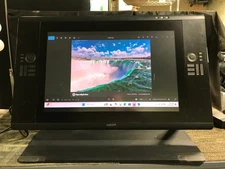 24"Wacom Cintiq 24HD Touch DTH-2400 LCD Pen Display Tablet w/ Adjustable Stand