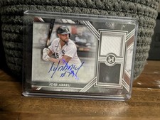 2022 Topps Museum Jose Abreu Signature Swatches Dual Relic Auto /199
