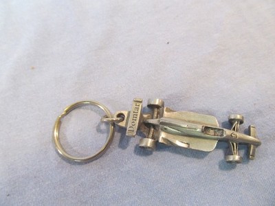 DOMTAR ADVERTISING FORMULA 1 RACE CAR KEY RING KEYCHAIN