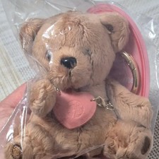 Starbucks B Mine Bear Fabric Keychain, Unopened