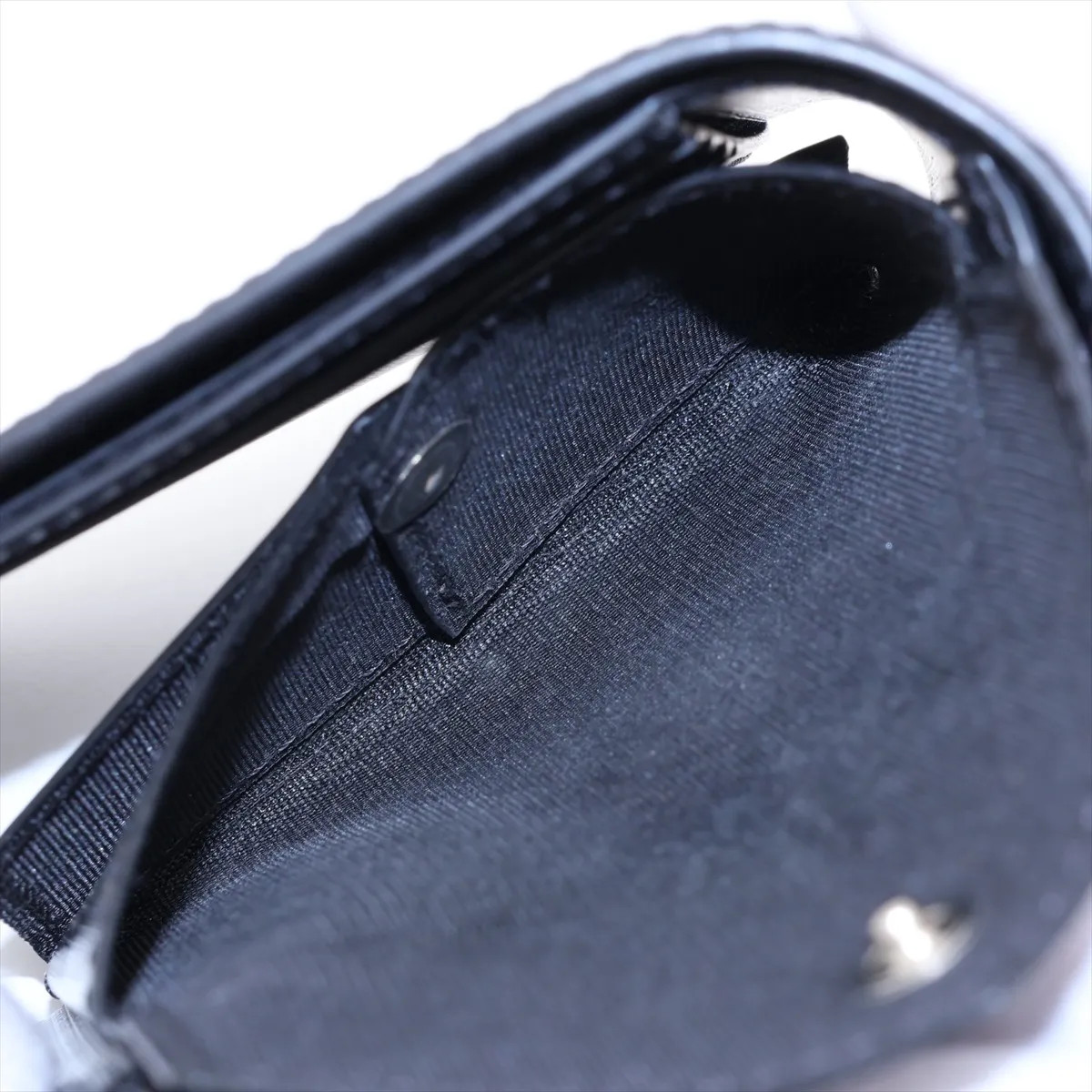 Givenchy Logo Leather Compact Wallet Black - # image 7
