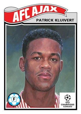 Topps UCL Living Set - Card 843 - Patrick Kluivert - Ajax Amsterdam
