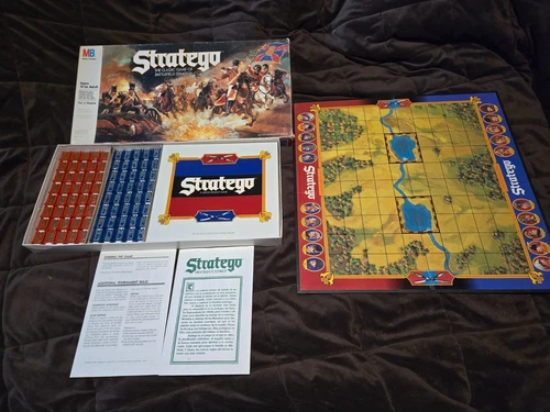Stratego 1986 Milton Bradley Complete Classic Strategy Board Game Vintage MB