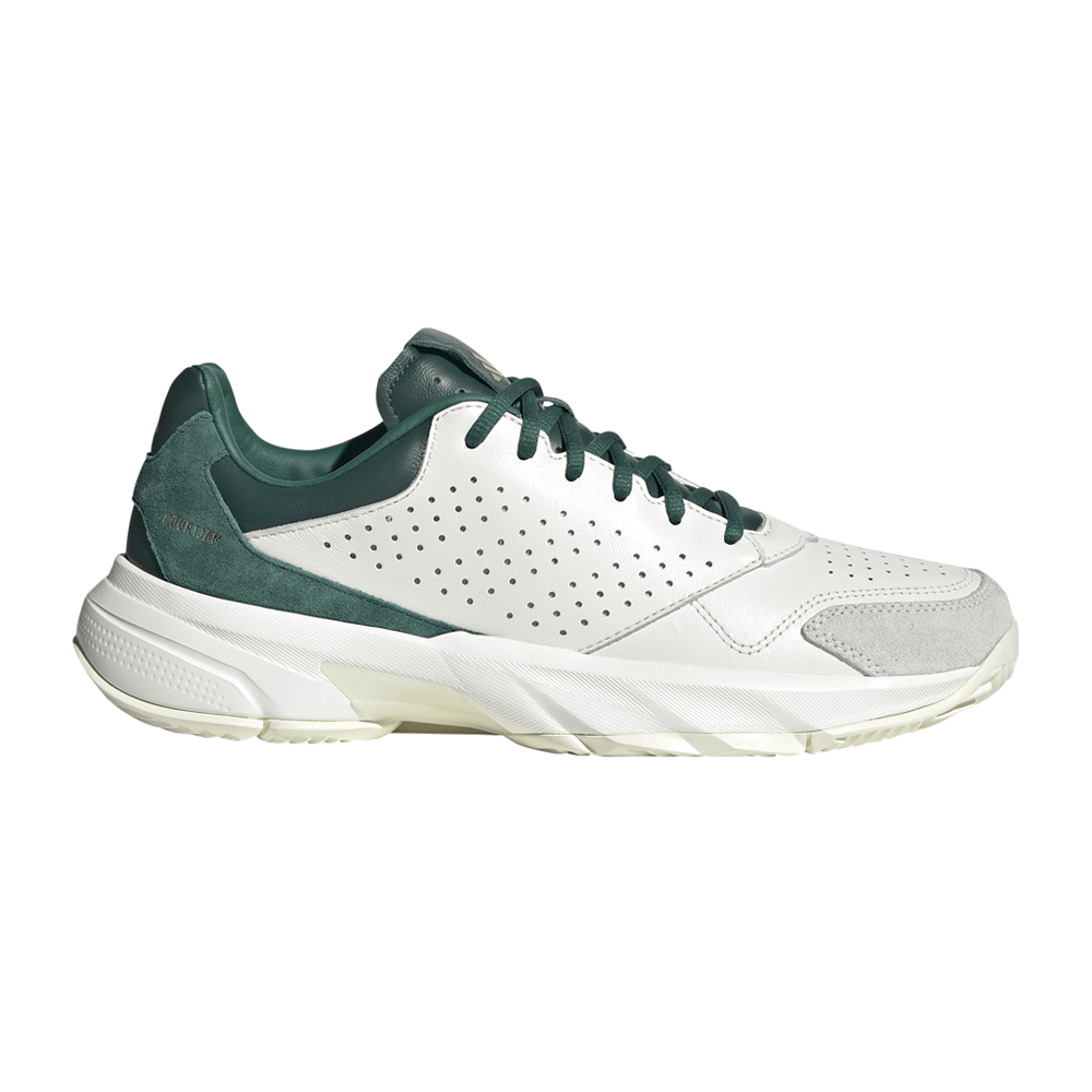 adidas Courtjam Control 3 Premium Tennis  Mens White Sneakers Athletic Shoes JI4