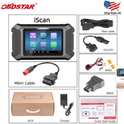 OBDSTAR ISCAN for DUCATI Motorcycle Diagnostic Scanner & Pro-garmmer +M041 Cable