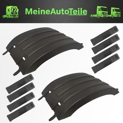 2x Kotflügel für Volvo FH13 FM FH12 Hinterachse Mittelteil + 8 Spanngummis