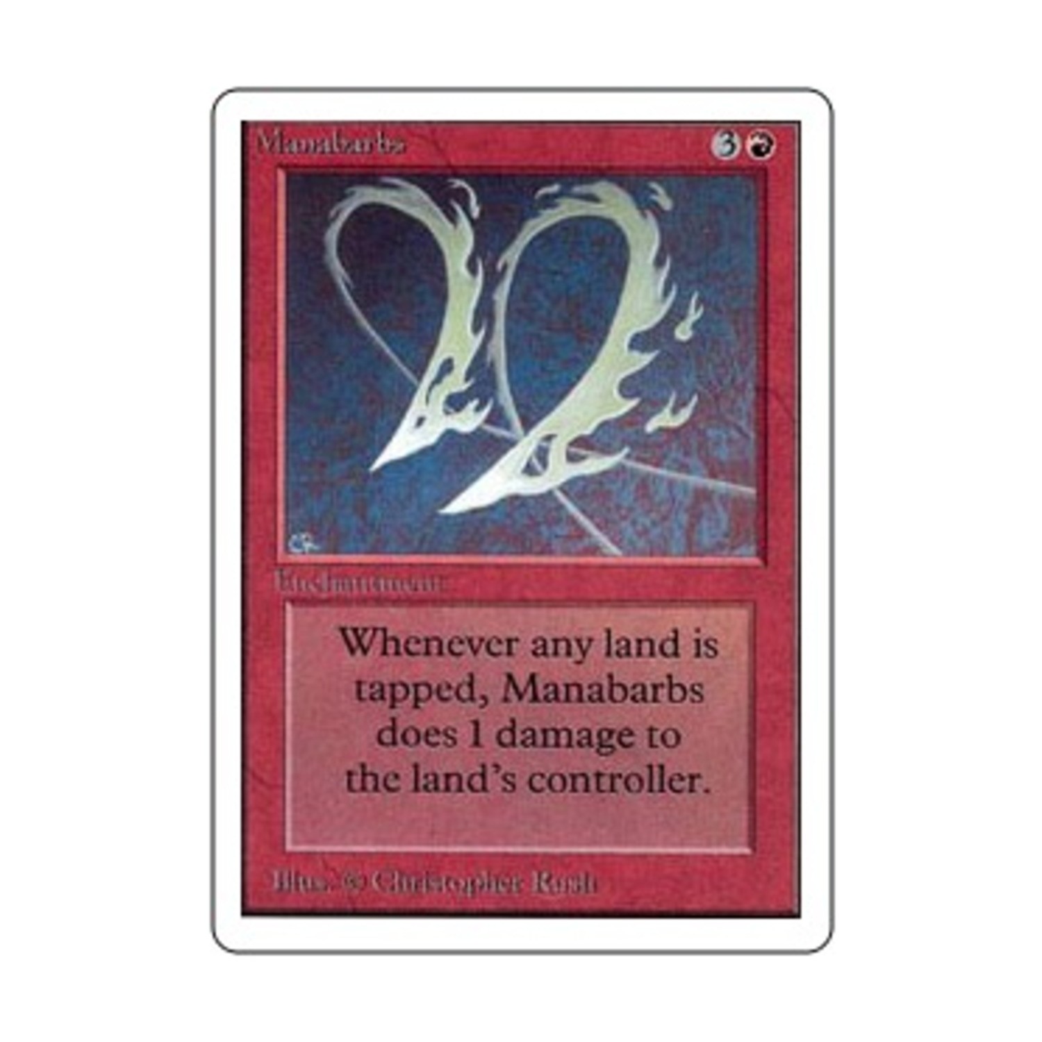WotC MtG Unlimited Manabarbs (R) VG