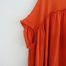 Mina Perhonen port Petit Frill Gathered Jersey Dress 36 