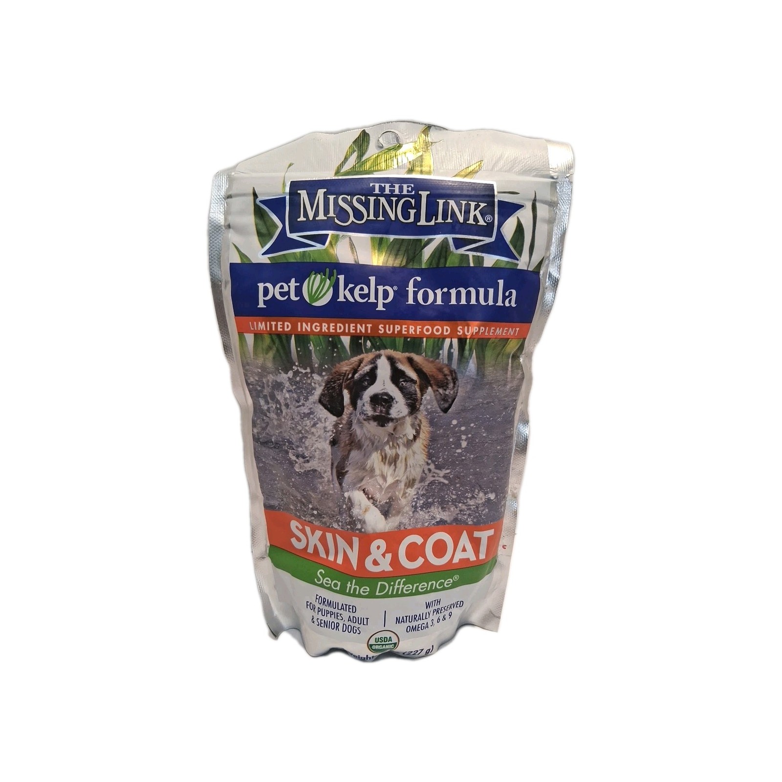 Natural Kelp Supplement for Dogs - Supports Healthy Skin & L