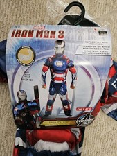 Marvel Iron Man 3 Boys Size M 7-8 Halloween Costume. Good Condition
