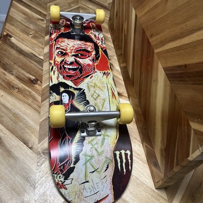 Monster Skateboard Complete Krux Trucks Urethane Wheels Nice 
