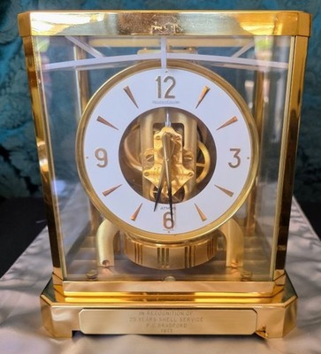 Jaeger LeCoultre Atmos Perpetual Motion Atmospheric Gold Plate