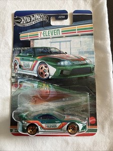 Mattel 7-11 Toyota Supra Hot Wheels Silver Series. New In Package Rare