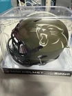 Brian Burns Autographed Mini Helmet ! Carolina Panthers Salute To Service 🔥🔥