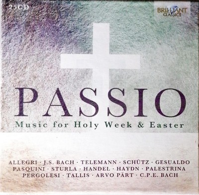 Passio Musik für Karwoche & Ostern 25 CD Box-Set Allegri Bach Telemann