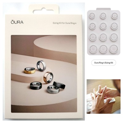 🔘 OURA Ring Sizing Kit For Gen 4 ↕️ Sizes 4-15 ✓ NEW SEALED