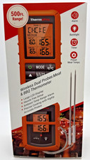 THERMOPRO TP20 B 500FT WIRELESS MEAT THERMOMETER WITH DUAL MEAT PROBE-ORANGE