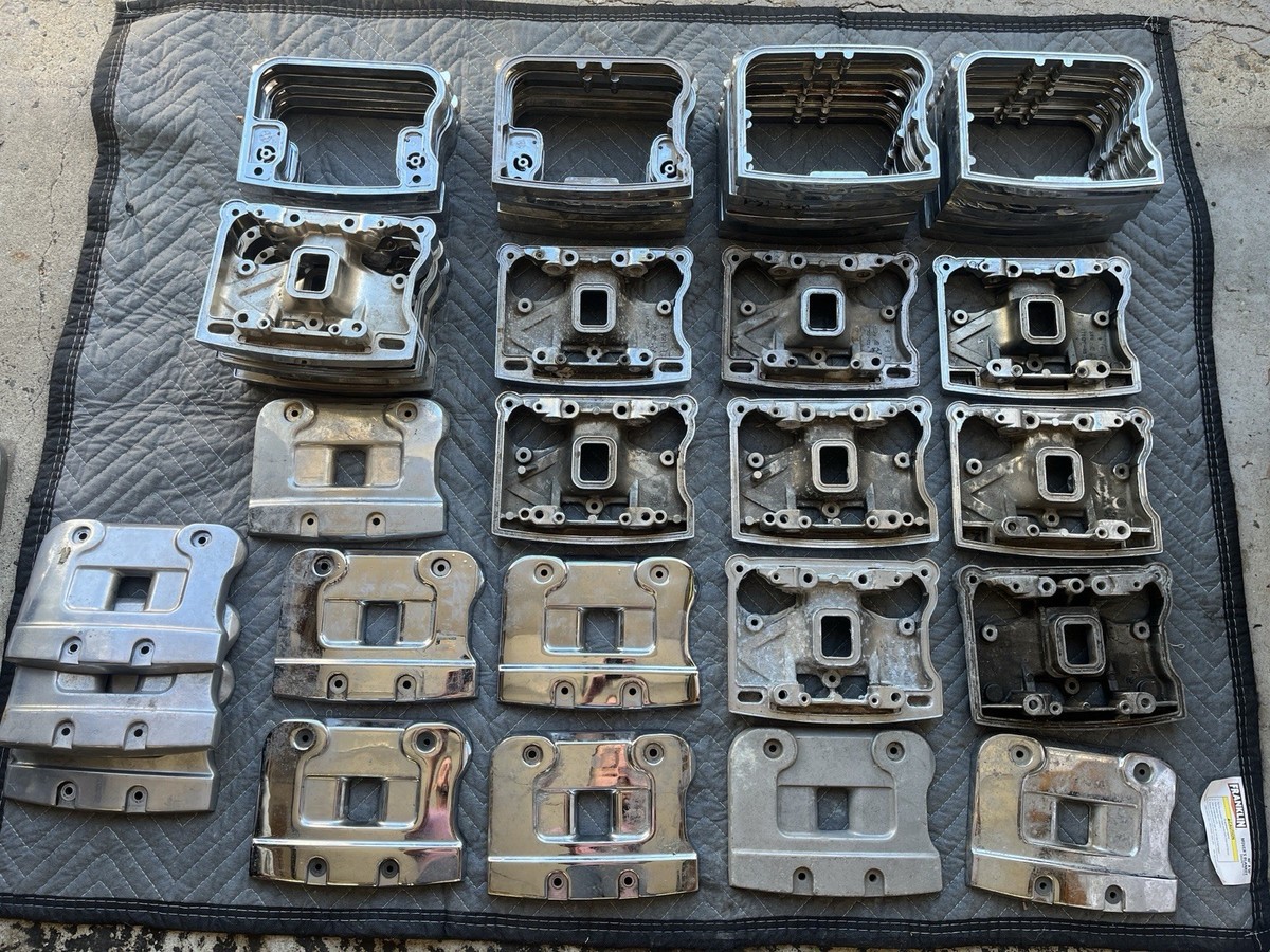 Harley-Davidson カーボーイ 2点セット Harley Davidson OEM Evolution Evo Big Twin Rocker Box Parts Lot