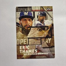 2018 Topps Opening Day # OD-28 Eric Thames - Milwaukee Brewers