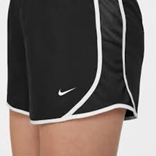 Nike Girls Dri-FIT Tempo Running Shorts Black Youth XL 848196-010 Brief LIner