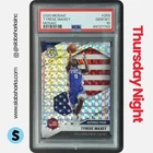 2020 PANINI MOSAIC #259 TYRESE MAXEY NATIONAL PRIDE RC ROOKIE MOSAIC PSA 10