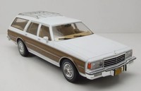 Modelcar - Chevrolet Caprice Kombi, Baujahr 1985, Weiß Und Braun - 1/18 - Mod...
