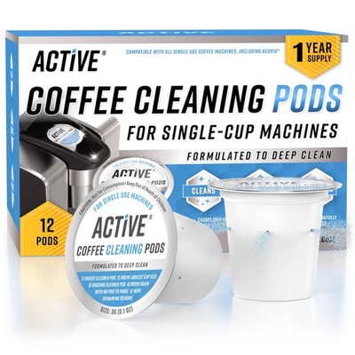 K-Cup Compatible Keurig Cleaning Pods - Quick-Rinse Cleaners for Single Serve...