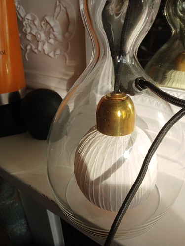 Lamp Decadently Sleigh Bell sculpture, blown glass and high-quality Rrp £400 - Picture 16 of 24