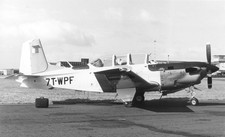 Algerian Air Force, Beech T-34C Mentor, 7T-WPF at Reykjavik, 79 - Original Photo