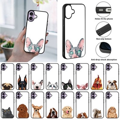 For Apple iPhone 17 6.3'' 2025 Animal Hard Back Case Cover Rubber Slim Case