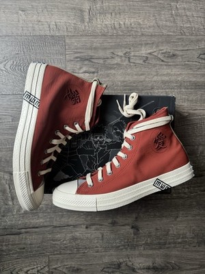 Converse Naruto x Chuck Taylor All Star High Gaara Sneakers Size 8.5/10.5W