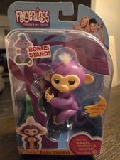 Fingerlings Interactive Baby Monkey Mia Touch, Motion, Sounds by WowWee