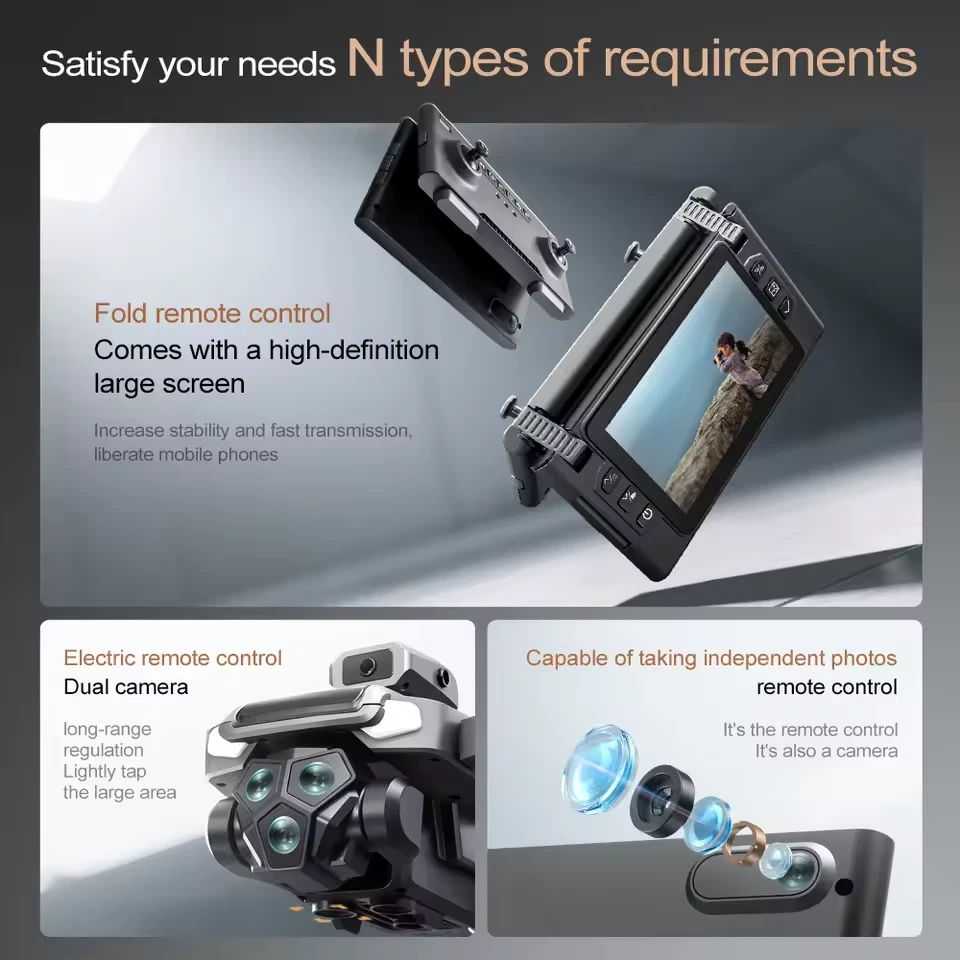 Professional 8K HD Dual Camera Drone With WIFI Obstacle Avoidance - Image 2 of 4