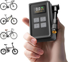 Mini Bike Pump Electric Digital Bicycle Tire Pump 150 PSI Tyre Air Compressors