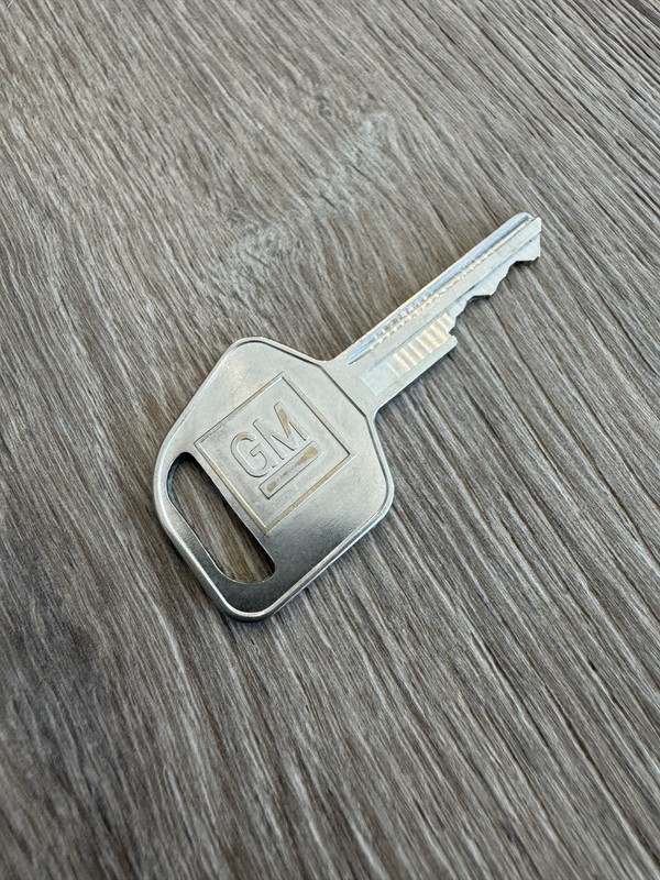 Vintage GM Key General Motors Car Key Collector Use As Key Fob