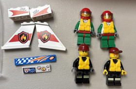 Lego City Town 60005 Fire Boat and Speed Boat Complete No Manual Retired