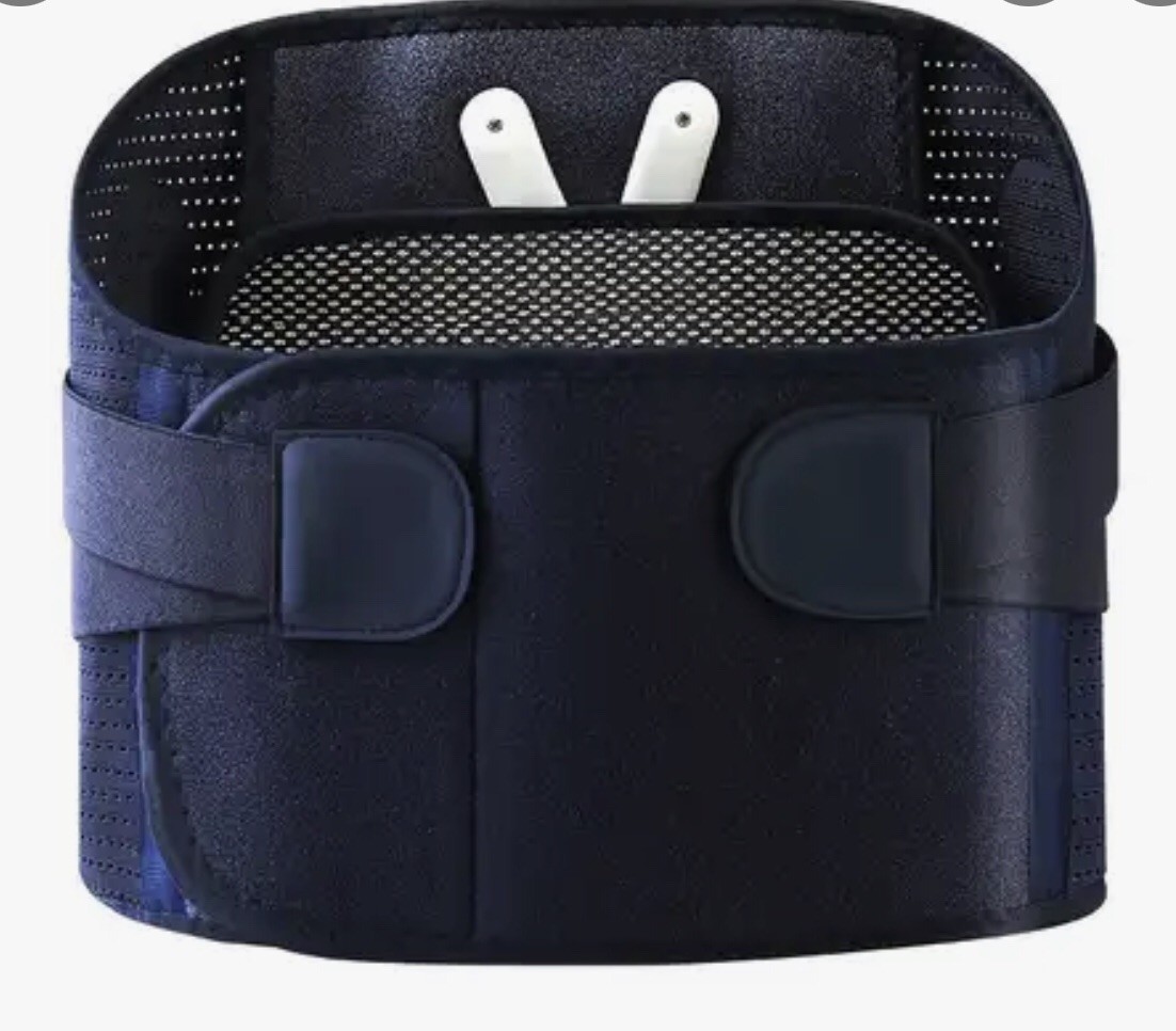 Support lombaire ergonomique double pour soulager le dos avec chaleur LED