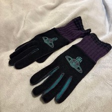 Vivienne Westwood Gloves with Orb Embroidery