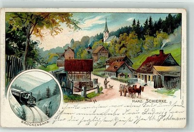 13262685 - 3706 Schierke Brockenbahn signed O. Kretschmar 1900