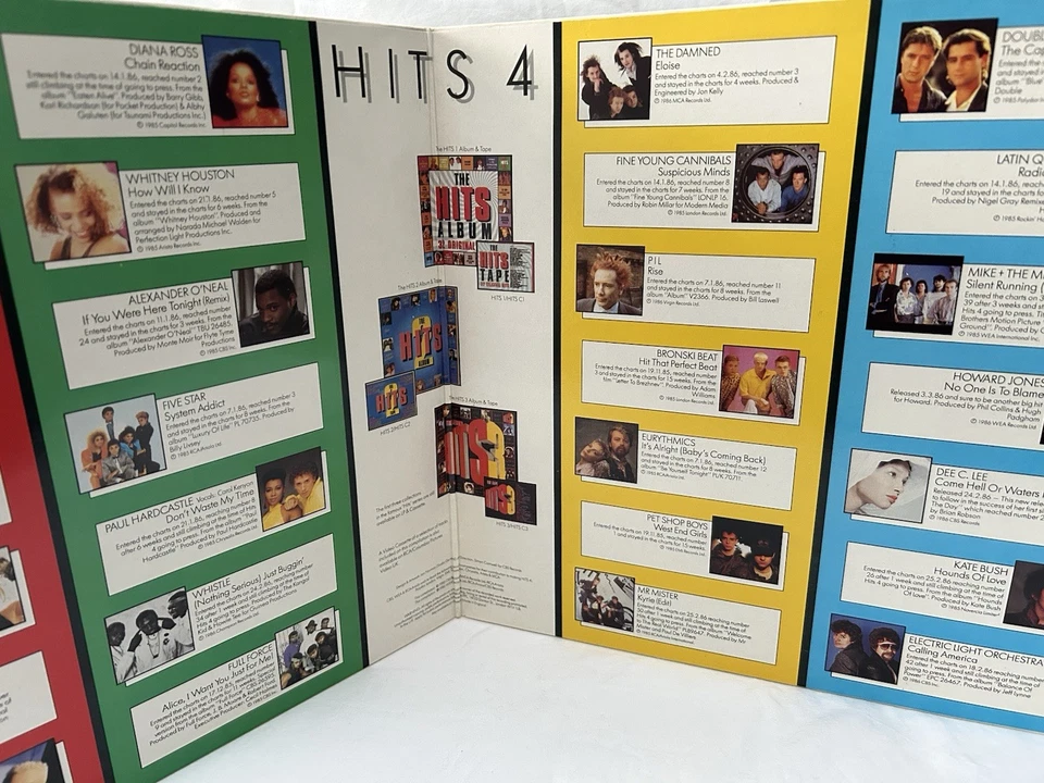 Hits 4 The Album Vinyl LP • 1980s Pop Compilation • Various Artists • Original - Image 3 of 4