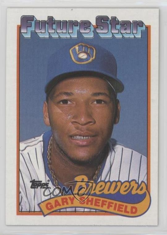 1989 Topps Future Star Gary Sheffield #343 09wc