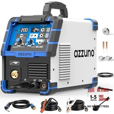 200A MIG Welder,110V/220V Dual Voltage multiprocess welder,Gas MIG-200A