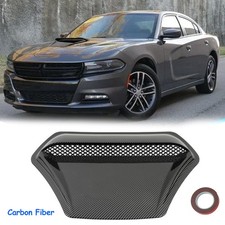 For Dodge Charger Carbon Hood Vents Scoop Turbo Bonnet Air Flow Intake Cover For Dodge Charger Carbon Hood Vents Scoop Turbo Bonnet Air Flow Intake Cover