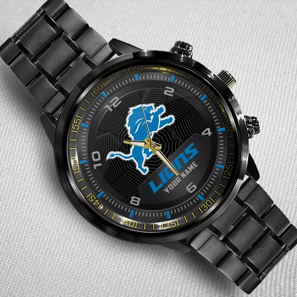 Lions Custom Name Watch
